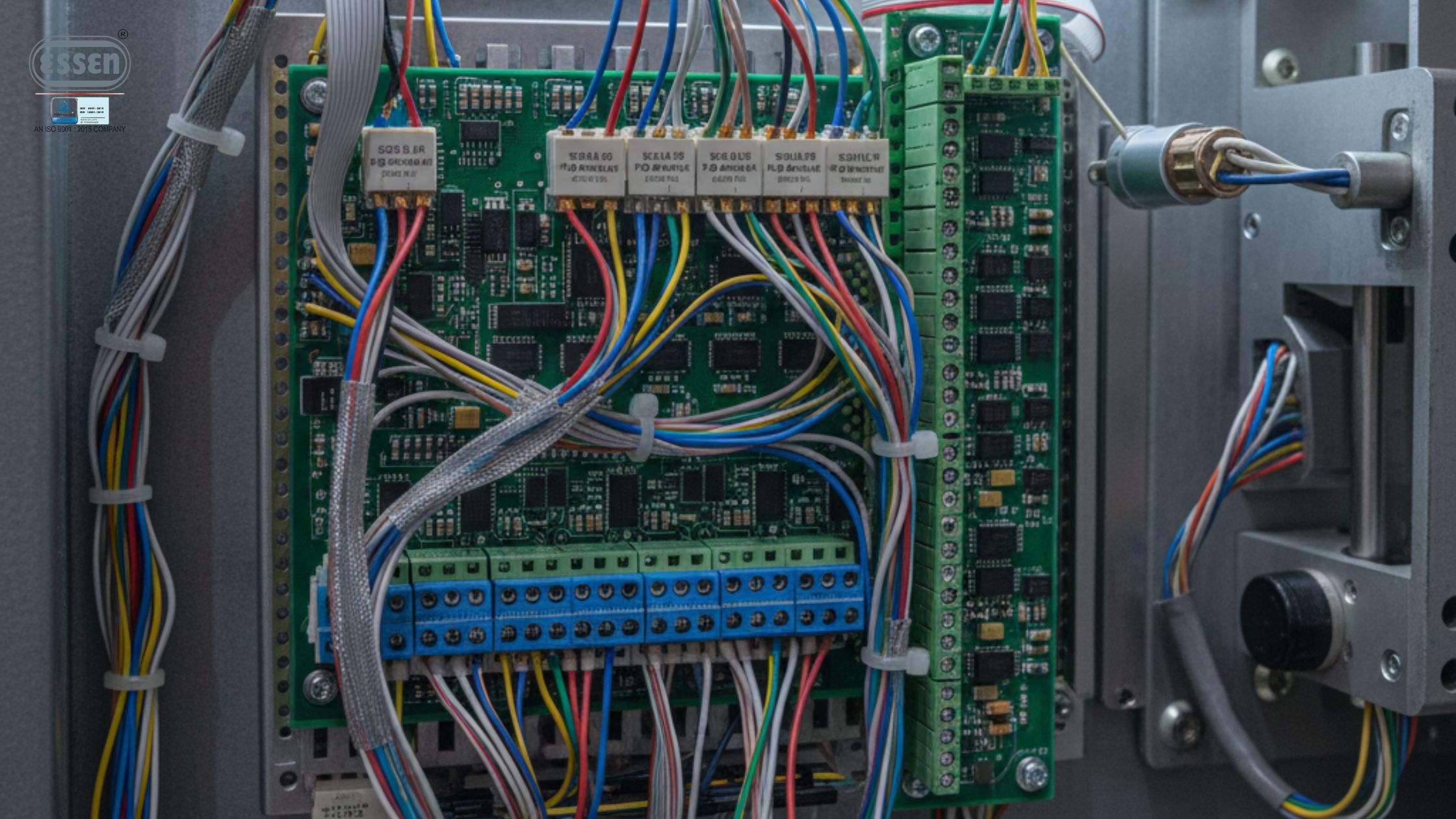 automated factory electrical connection setup