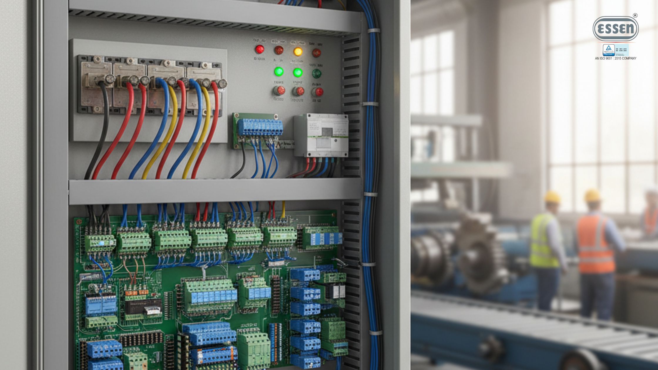 diagram of industrial electrical connector components