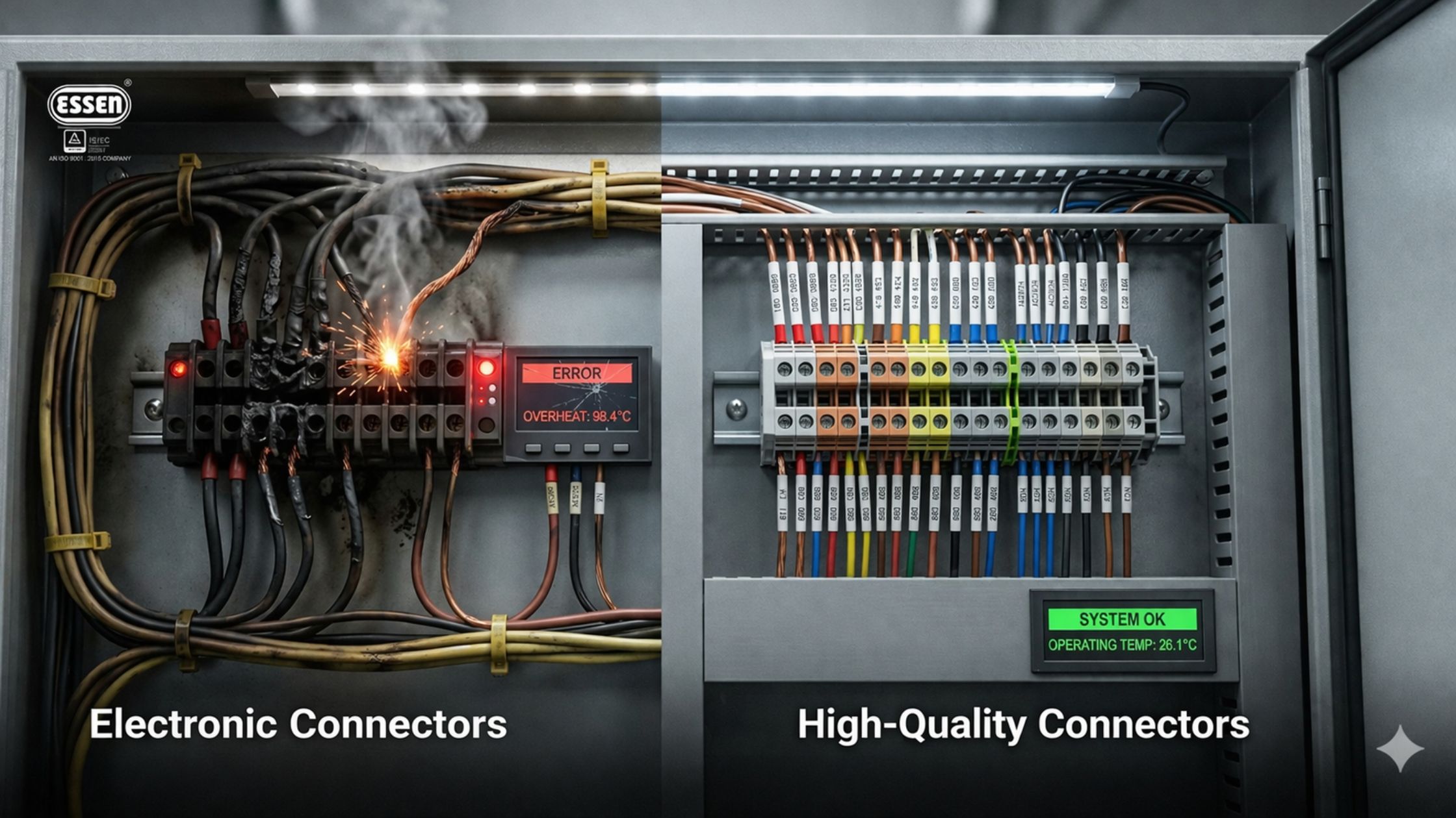 low quality electrical connector risks