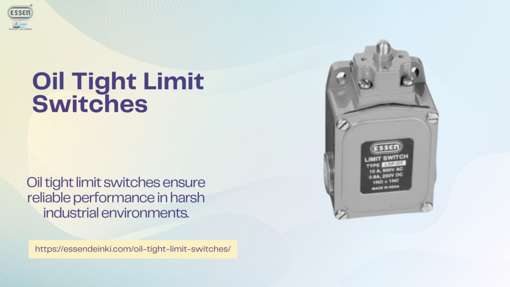 Oil-tight limit switches