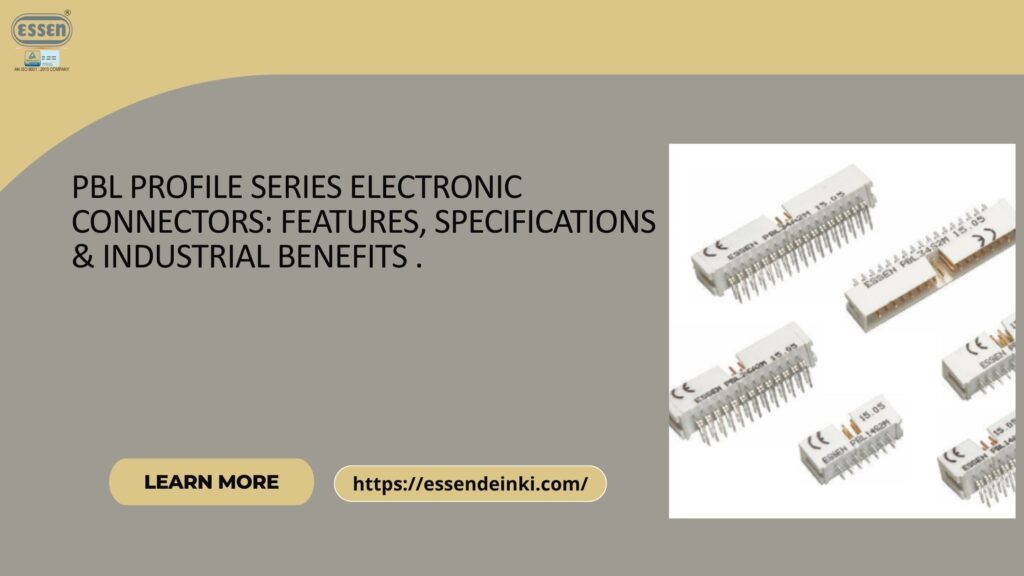 PBL Profile Series Electronic Connectors: Features & Specifications