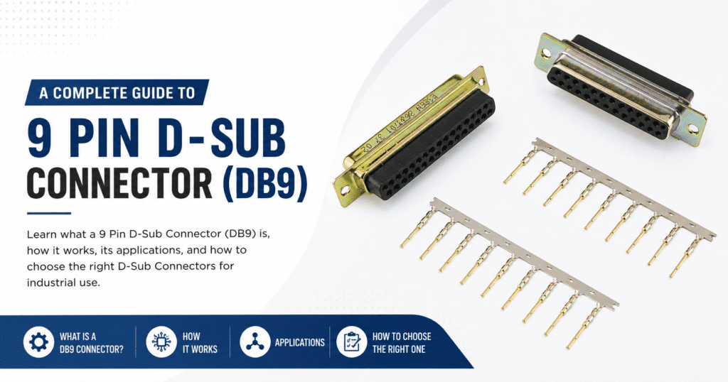 9 Pin D-Sub Connector