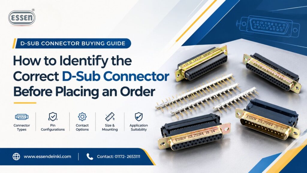 How to Identify the Correct D-Sub Connector Before Placing an Order